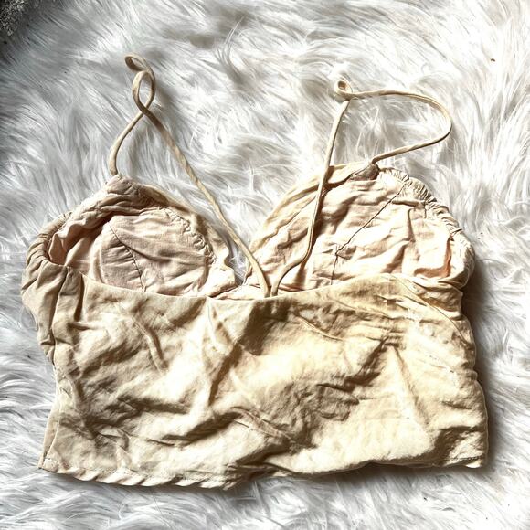 Princess Polly tan crop tank size S - Picture 2 of 3